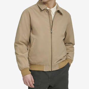 Chaqueta Bomber para Hombre, Cuello Alto, Primavera, Casual, Tela Gruesa de Lona, Chaqueta Acolchada Personalizada, Chaqueta Bomber Impermeable, Venta al Por Mayor, MOQ Bajo - Product Image 6