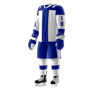 Uniformes de Hockey sobre Hielo Profesionales Personalizables, Cómodos, Duraderos e Impermeables, Camisetas de Equipo de Poliéster de 220g, Conjuntos para Adultos, Servicio OEM - Product Image 6