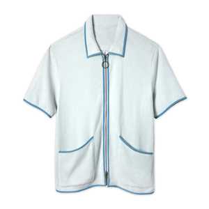 Chemises cabana unisexes personnalisées légères, mode légère, station d'été, vêtements de vacances décontractés, fournisseur de gros OEM - Product Image 2