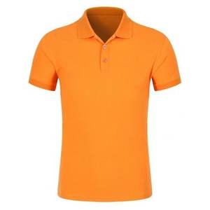 Polo de manga corta para hombre, camisa personalizada de alta calidad, 100% algodón, Color naranja, talla grande, novedad - Product Image 4