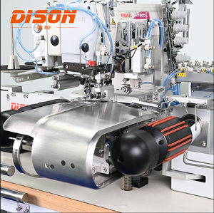 Máquina de coser automática para dobladillos de cuello redondo DS-281A, nueva, con soporte OEM y mango de plástico - Product Image 3