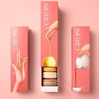 "Boîtes d'emballage imprimées personnalisées pour noix de cajou produits de soins capillaires huile de ricin huile d'argan kératine et cosmétique magique bio de première qualité