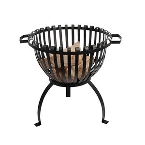 Solid Iron Black Color for Home and Garden at Lowest Price Admirable Design Top Quality Metal Black <b>Fire</b> Pit Barbecue - Product Image 5