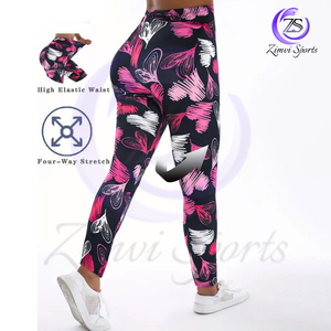 เลกกิ้งเอวสูงสำหรับผู้หญิงเลกกิ้งกระชับสัดส่วนระบายอากาศได้ดีทันสมัยใหม่ - Product Image 5