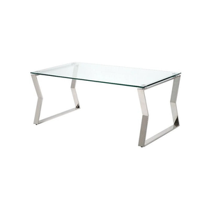 Table basse rectangulaire finie en bois d'acacia de haute qualité pieds durables et réglables parfaits pour les utilisations extérieures et intérieures - Product Image 6