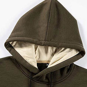 High Quality 100% Cotton <b>Plain</b> Heavyweight Unisex <b>Hoodies</b> and Sweatshirts New Style Custom Oversized for Winter Men's Size - Product Image 6