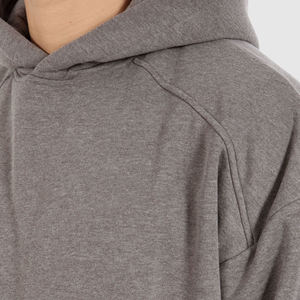 Ventes en gros de sweats à capuche épais en coton 100% pour l'hiver, impression personnalisée de logo, design surdimensionné, épaules tombantes, sweat à capuche vierge pour hommes - Product Image 6