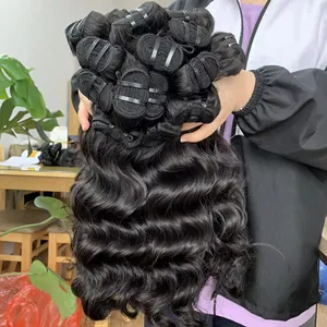 FROM VIETNAMESE HAIR 100% Unprocessed virgin original natural straight human hair weave extension