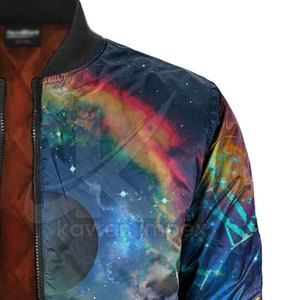 Fashion Clothing <b>Windproof</b> Sublimation Bomber Jacket for Men Street Wear New Design Men Bomber Jacket - Product Image 5