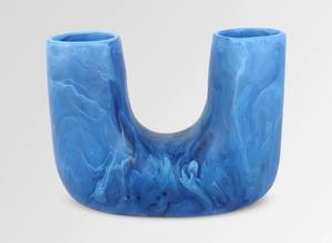 Jarrón Circular de Resina de la Marca Resin con Flores de Resina de Colores Mezclados para Decoración del Hogar faizacraft - Product Image 4