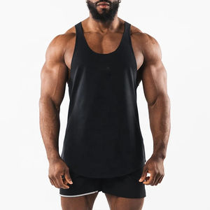 Camiseta sin mangas BJJ personalizada OEM para hombre, ropa deportiva informal de punto transpirable, camisetas BJJ personalizadas para culturismo y Fitness - Product Image 5