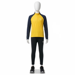 Hauts de sport à séchage rapide pour enfants, tissu en polyester, respirant, vêtements d'entraînement sportif, vêtements de fitness en plein air, vêtements pour enfants - Product Image 4