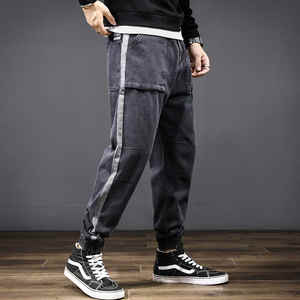 Pantalones vaqueros OEM de marca privada para hombre, proveedor al por mayor en lote, pantalones ajustados de mezclilla de algodón elástico, logotipo personalizado, producción rápida a la moda - Product Image 3