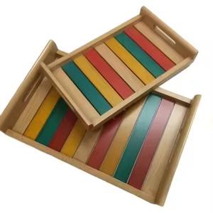 Bandeja de Madera para Servir, Apta para Lavavajillas, para Desayuno y Aperitivos - Product Image 2