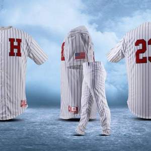 เครื่องแบบเบสบอลของผู้ชายทรงสลิมฟิตสีพื้นดีไซน์ใหม่ล่าสุดพร้อมไซส์ใหญ่พิเศษ - Product Image 5