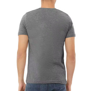 T-shirts pour hommes au design optimal, col rond, respirants, de haute qualité, 100% coton, coupe ample. - Product Image 3