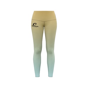 Leggings de Yoga de Cintura Media para Mujer de Alta Calidad - Tejido Transpirable de Spandex/Poliéster, Sin Costuras, para Gimnasio - Product Image 1