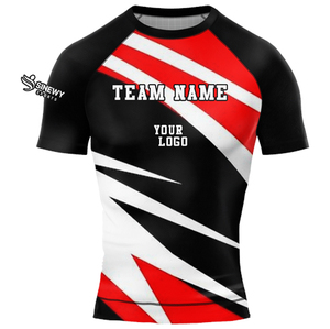 Pantalones cortos sin mangas transpirables y anti-UV con estampado de sublimación personalizado de alta calidad - Product Image 1