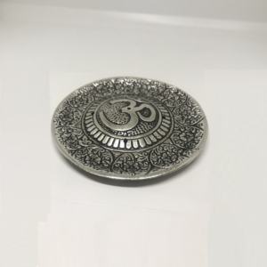 Top Quality Om Round Metal <b>Incense</b> <b>Stick</b> <b>Holder</b> (Silver) - Product Image 1