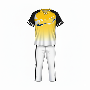 ชุดเบสบอลขายส่ง ผลิตตามสั่ง ผ้าเบา ระบายอากาศได้ดี สำหรับฝึกซ้อม - Product Image 3