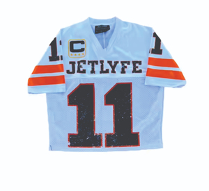 Maillot en maille streetwear personnalisé maillot de football américain fabricant de maillot de football rétro surdimensionné sublimé Boxy - Product Image 3