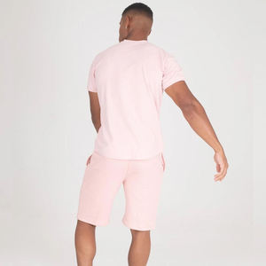 T-shirt court ensemble menthe vente en gros été nouveaux hommes décontracté shorts ensembles 2025 à manches courtes t-shirt Shorts solide survêtement ensemble - Product Image 5