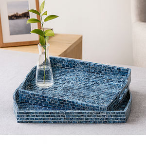 Luxury Vietnam <b>Lacquerware</b> Tray Decorative Lacquer tray for Hotel and Cafe Decoration Wholesale Export Quality - Product Image 2