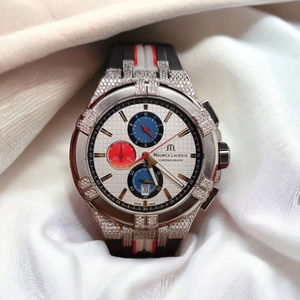 Reloj de Pulsera de Acero Inoxidable de Lujo para Hombre, Marca Moissanite Diamond, Reloj de Cuarzo Multifuncional de Lujo para Hombre, Cronógrafo - Product Image 1