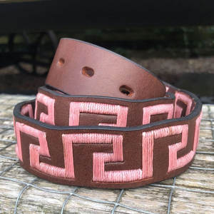 Ceinture de sport personnalisée en cuir pour l'équitation, ceintures de polo disponibles dans toutes les tailles et couleurs, produits équestres bon marché, service OEM - Product Image 4