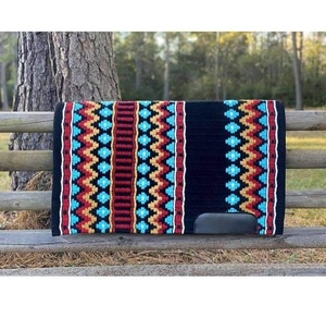 Manta de Silla de Montar Ecuestre Western Glitter Antideslizante de Lana para Caballo - Product Image 3