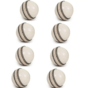 Top Quality <b>Cricket</b> Leather <b>White</b> Balls Made From High Quality Leather for Tournaments <b>White</b> Leather <b>Cricket</b> Balls - Product Image 4