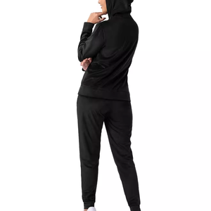 Sudadera unisex con logotipo personalizado para mujer, chándal deportivo con capucha y forro polar de talla grande, chándal para correr para mujer, chándal personalizado para mujer - Product Image 6