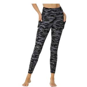 Dernières tendances sport fitness yoga serré 100% polyester fabriqué par paragon legging respirant imprimé uni - Product Image 6