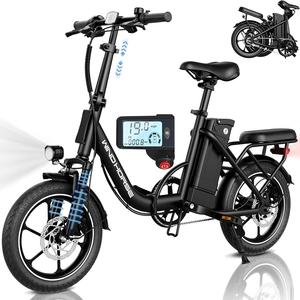 Vélo pliant 2025 avec batterie 24V, système de frein à disque, cadre en acier - Product Image 2
