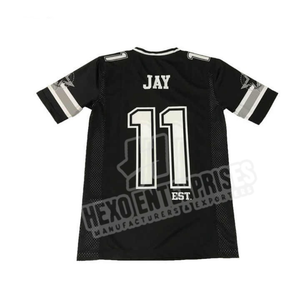 Vente en gros de maillots de football américain en polyester personnalisés sublimation respirante meilleurs styles de maillots de football du Pakistan - Product Image 2