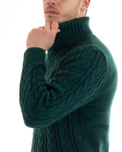 Suéter cárdigan tejido personalizado OEM para mujer, suéter de punto Jacquard para niñas, ropa de invierno de manga larga para mujer - Product Image 4