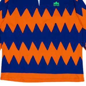 Chemise de rugby à manches longues en coton, polo à motif en zigzag, vêtements de sport décontractés, coupe ample, chemise d'entraînement pour hommes et femmes, unisexe - Product Image 6