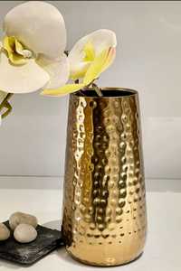 Handmade Metal Flower <b>Vase</b> <b>Gold</b> Brass Finish Iron Material Home & Wedding Decor with Elegant Style - Product Image 2