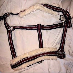 Bride licou en fourrure de cheval de haute qualité, vente en gros, Polyester, équine, licou, Nylon, produits équestres - Product Image 3