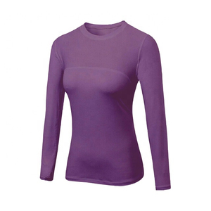 Couche de base de compression à manches longues haut femmes maillot de corps thermique coupe-vent respirant séchage rapide pour l'hiver cyclisme course Yoga - Product Image 6