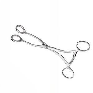 Fórceps de sujeción de lengua de acero inoxidable profesional Collin de alta calidad 17cm instrumentos orales quirúrgicos - Product Image 3