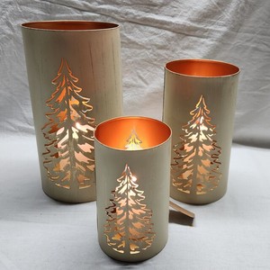 Linternas de tarro de vela de Metal artesanales de hierro hechas a mano, diseño colgante duradero en 3 tamaños, decoración del hogar, producto de tendencia navideña - Product Image 1