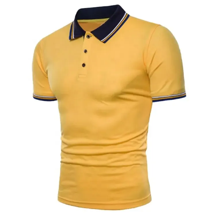 Recién llegado, camiseta Polo en blanco, camiseta polo con logotipo para hombre con suave 100% algodón, camiseta Polo de manga corta de Golf para hombre, uniforme