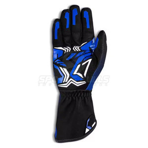 Guantes de carreras de karts con muñeca ajustable y tela antideslizante Guantes de carreras duraderos para conductores de karts Forro interior suave - Product Image 6