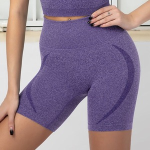กางเกงรัดรูปเอวสูงสำหรับผู้หญิงกางเกงฟิตเนสยกสะโพกแบบไร้รอยต่อสำหรับเล่นโยคะเล่นกีฬา - Product Image 1