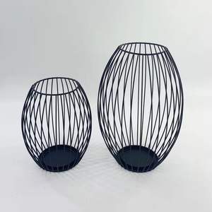 Best Selling Luxury Modern <b>Metal</b> Lantern for Home Decor Table Top Decorative - Product Image 2