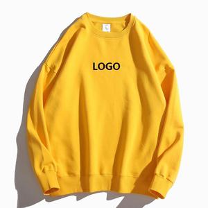 Sudaderas extragrandes personalizadas 2025 de algodón 100% con hombros caídos, de peso pesado, para mujer, de punto, con apliques de invierno, anti-bolitas - Product Image 3