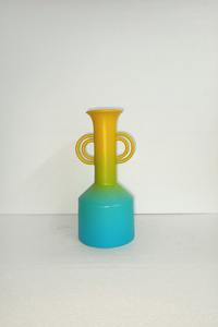 แจกันดอกไม้เหล็กแบบนอร์ดิกที่มีสีทูโทนดีไซน์ร่วมสมัยทำด้วยมือสำหรับงานแต่งงานอีสเตอร์และของตกแต่งบ้านที่ขึ้นใหม่ - Product Image 2