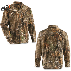 เสื้อเชิ้ตยุทธวิธีลายพรางสำหรับทุกฤดู ผู้ชาย ระบายอากาศ กันลม แห้งเร็ว สำหรับกิจกรรมกลางแจ้ง เสื้อผ้า OEM - Product Image 5