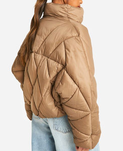 Chaqueta Corta Acolchada de Alta Calidad, Chaqueta de Burbujas Corta y Elegante, Ropa de Abrigo Cálida para Invierno, Chaqueta Acolchada de Nailon Grueso - Product Image 6